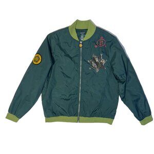 Supernatural "Join The Hunt " Green Sheriff Bomber Jacket Small CultureFly